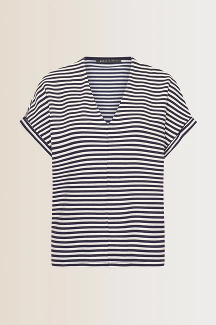 T-shirt met V-hals