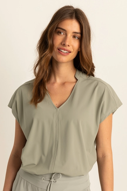 T-shirt met V-hals