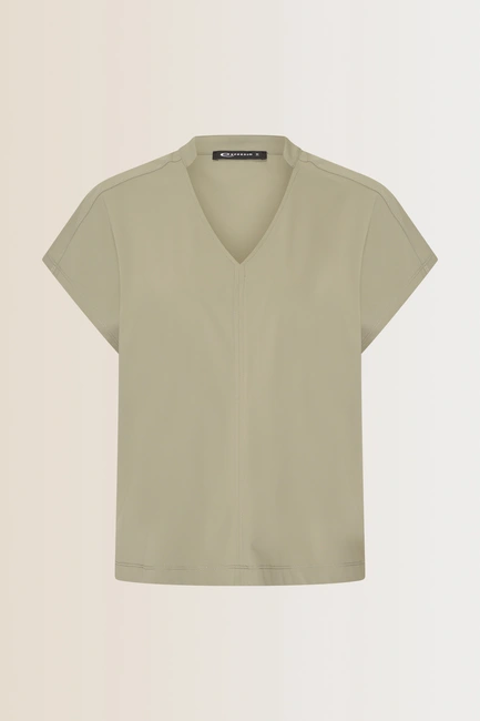 T-shirt met V-hals