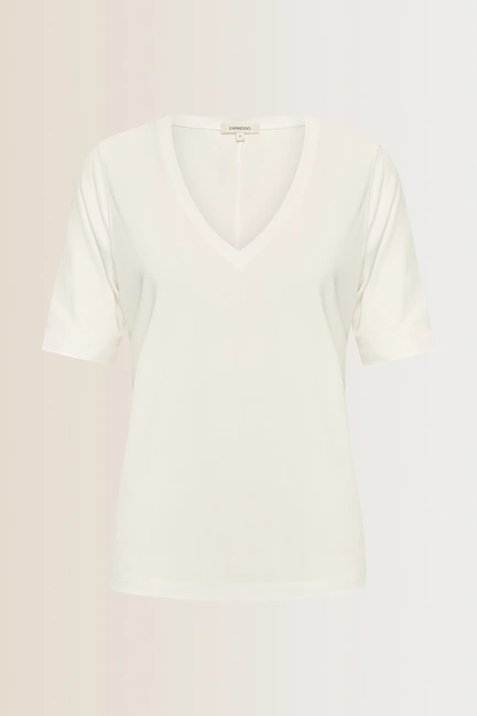T-shirt met V-hals