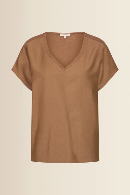 T-shirt met V-hals