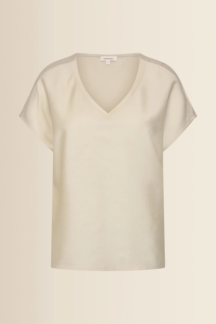 T-shirt met V-hals