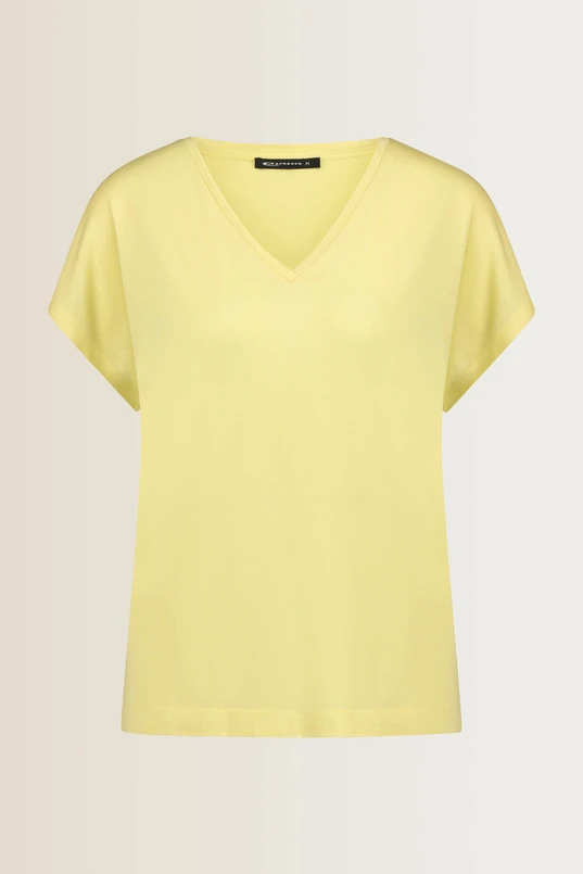 T-shirt met V-hals