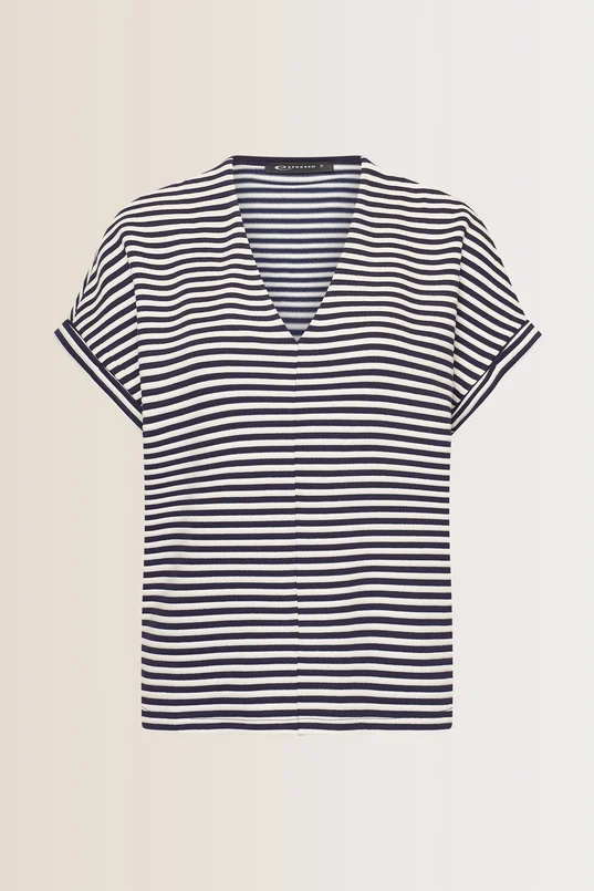 T-shirt met V-hals