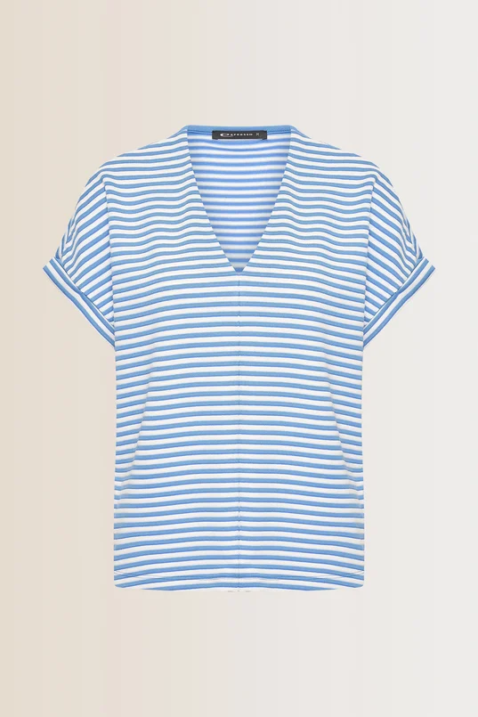 T-shirt met V-hals