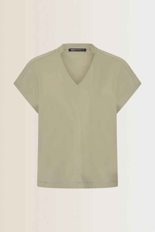 T-shirt met V-hals