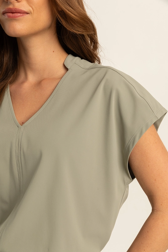 T-shirt met V-hals