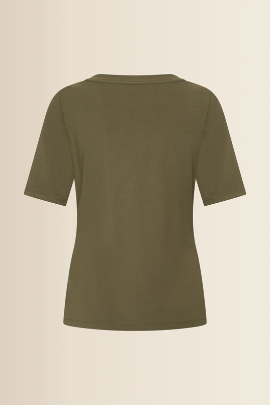 T-shirt met V-hals