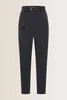 Tapered broek met plooien