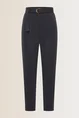 Tapered broek met plooien