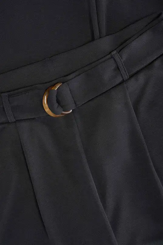 Tapered broek met plooien