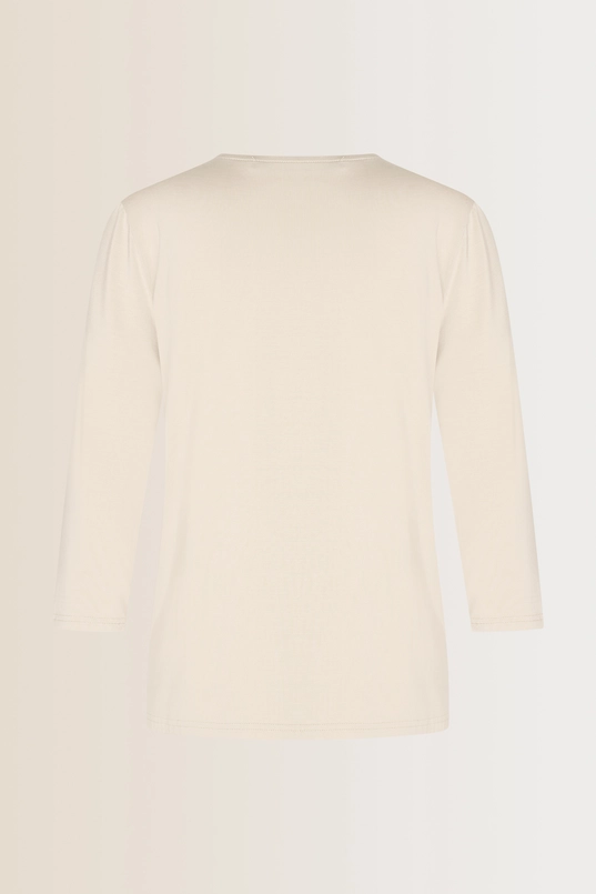 Top met asymmetrische halslijn