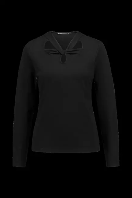 Top met cut-out detail