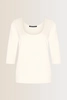 Top met diepe hals