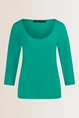 Top met diepe hals