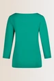 Top met diepe hals