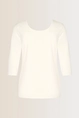 Top met diepe hals