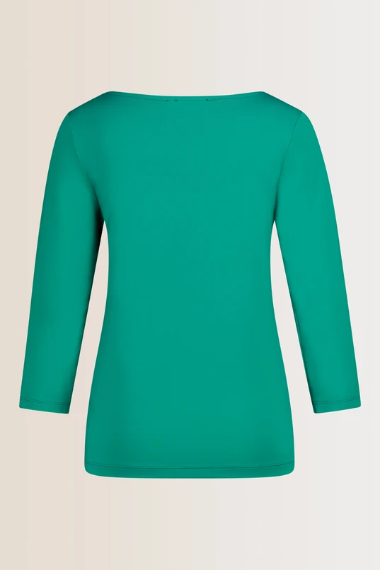 Top met diepe hals