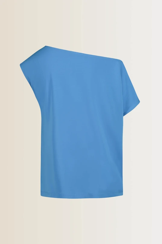 Top met draperie