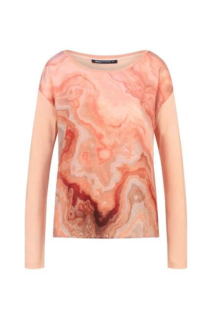 Top met marmerprint