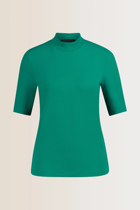 Top met mock neck