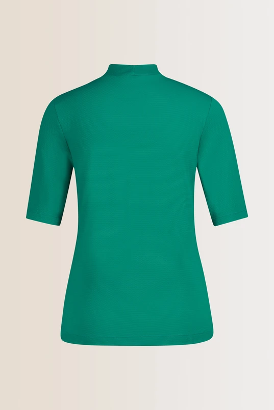 Top met mock neck