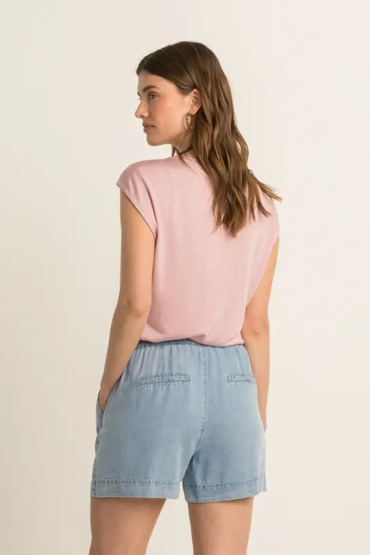 Top met plooidetail