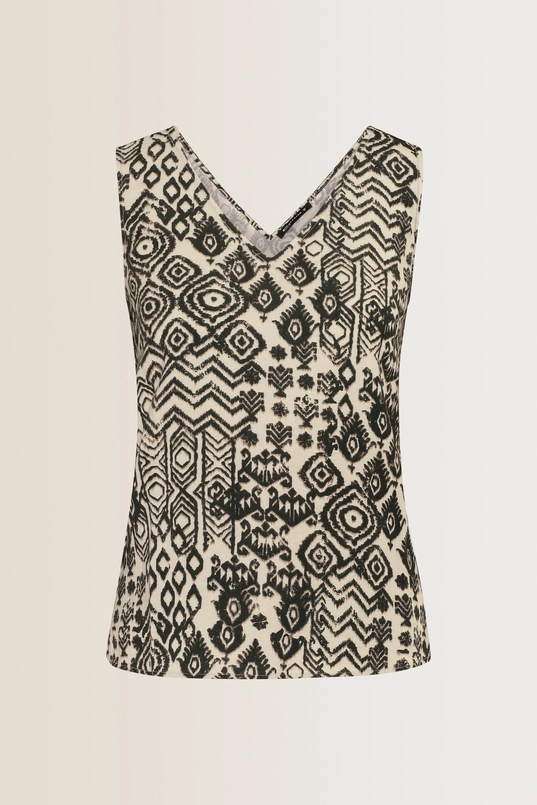 Top met print
