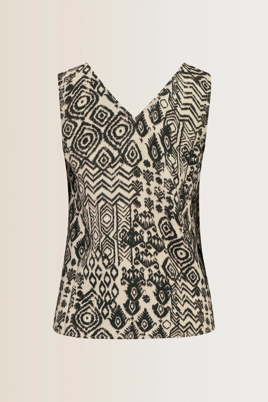 Top met print