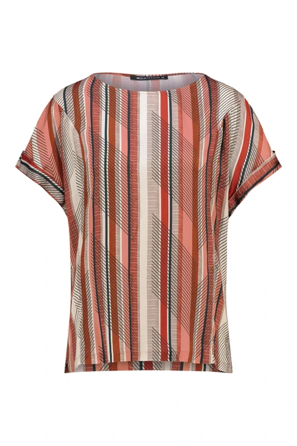 Top met streepprint
