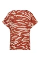Top met zebraprint