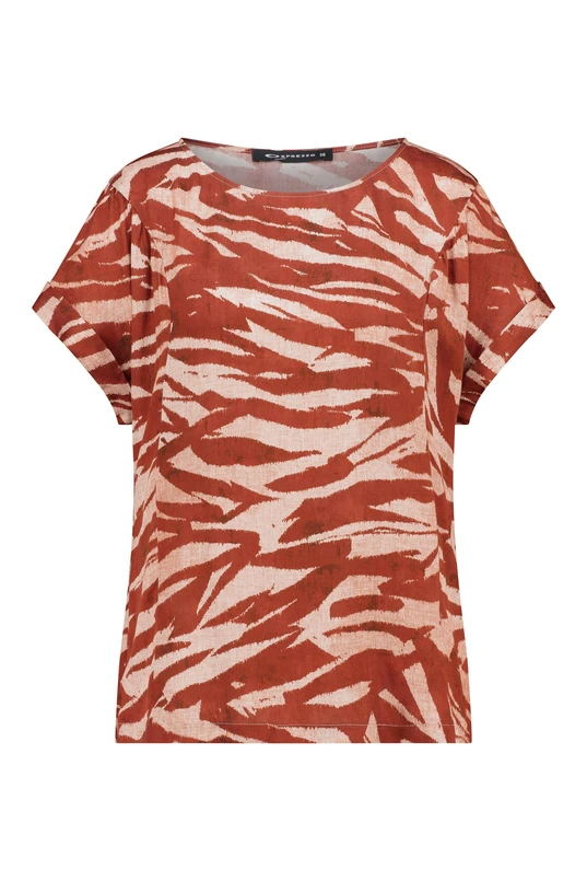 Top met zebraprint