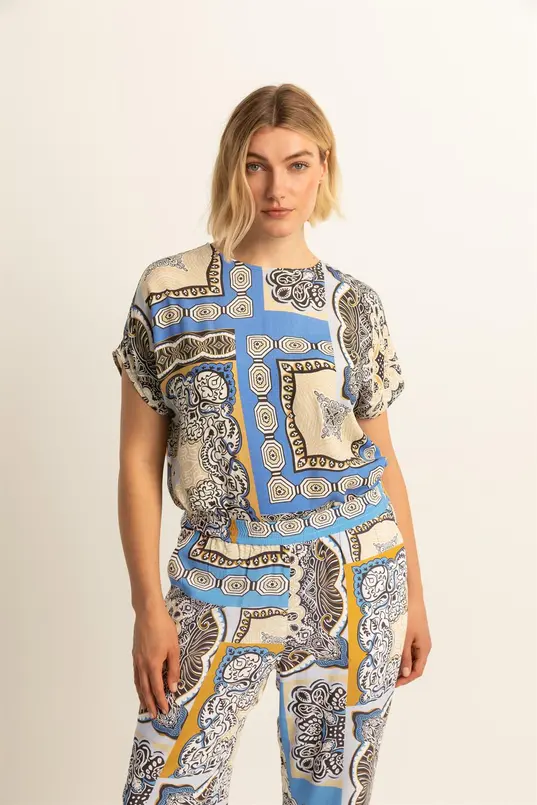 Top multicolour print