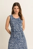 Travel top met print