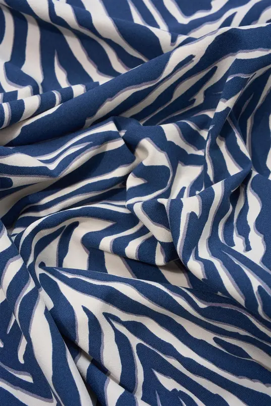 Travel top met print