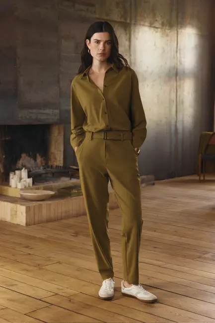 Travelbroek met ceintuur