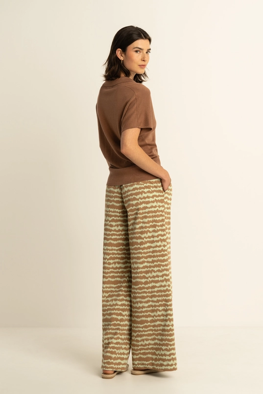 Travelbroek met ceintuur