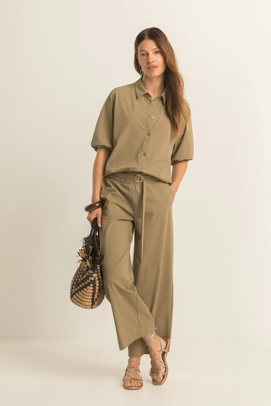 Travelbroek met ceintuur