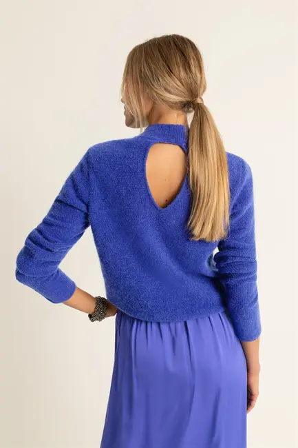 Trui met cut-out detail