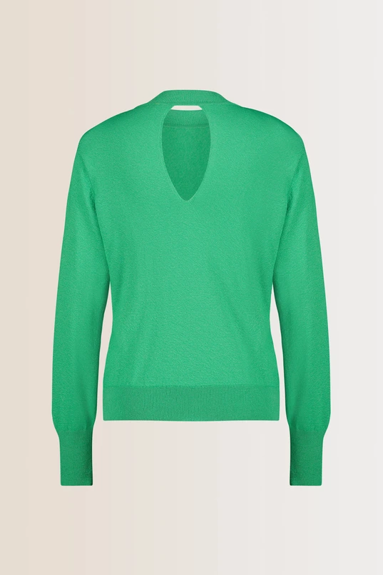 Trui met cut-out detail