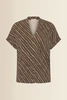 V-hals top met print
