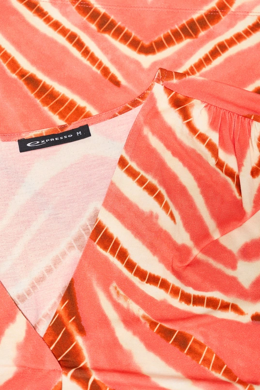 V-hals top met print
