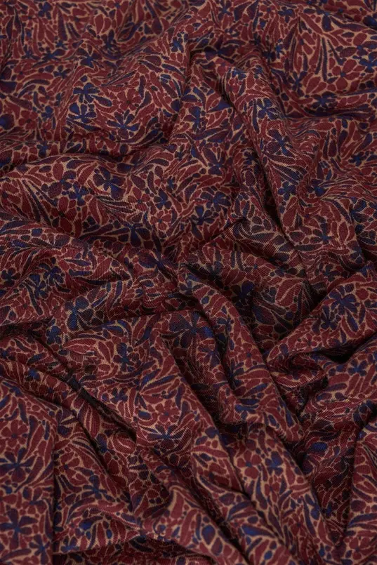 V-hals top met print