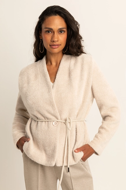 Vest met ceintuur