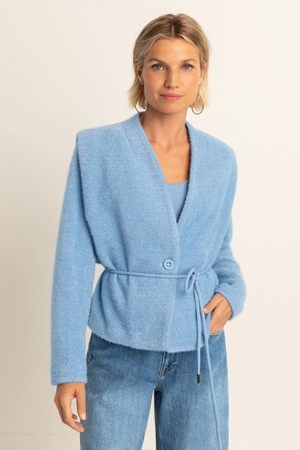 Vest met ceintuur
