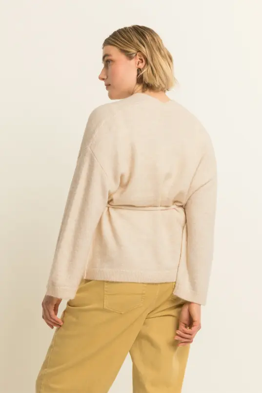 Vest met ceintuur