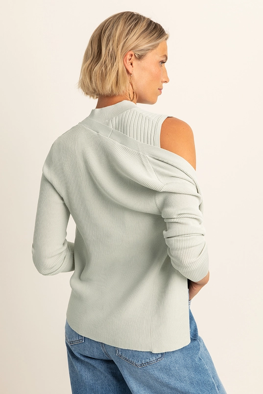 Vest met knoopsluiting