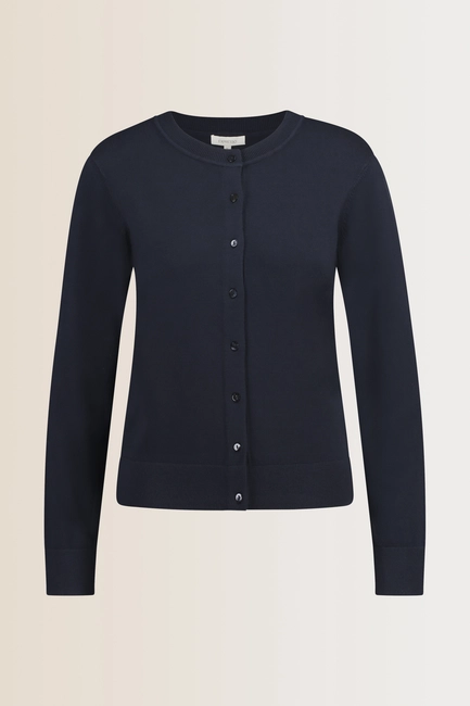 Vest met ronde hals
