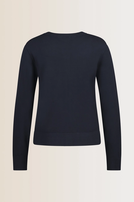 Vest met ronde hals