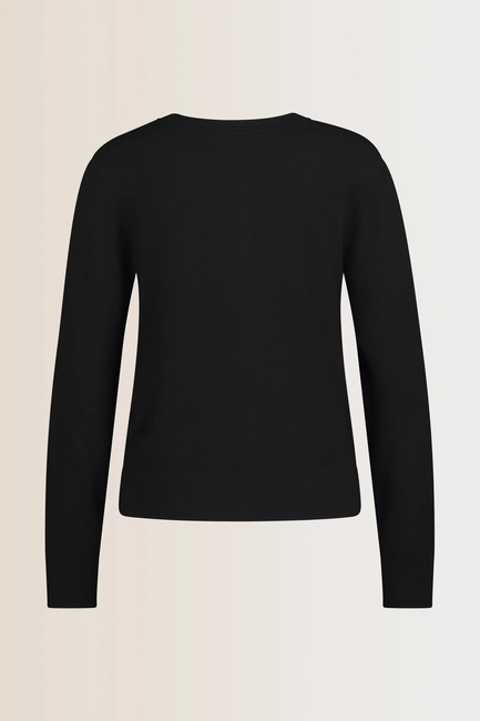 Vest met ronde hals